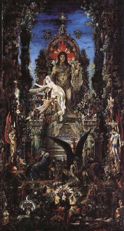 Gustave Moreau Jupiter and Semele Spain oil painting art